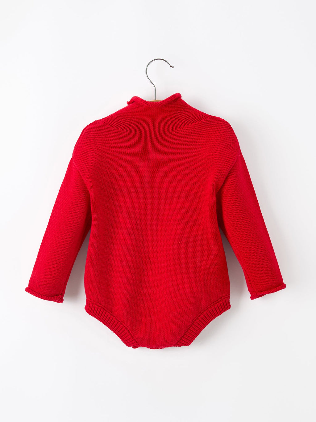 Christmas Red Knit Tree Appliqué Romper