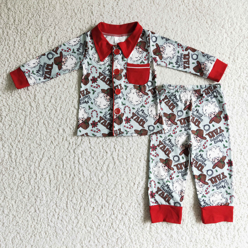Western Themed Christmas Pajamas
